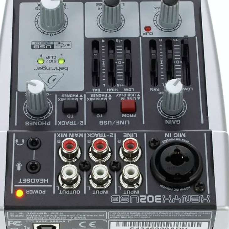 Behringer Xenyx 302USB Review: Key features